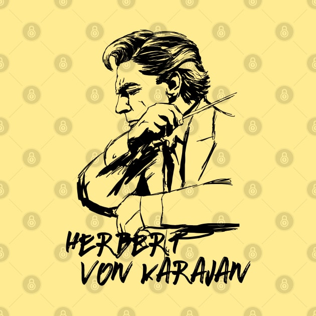 Herbert von Karajan by Erena Samohai