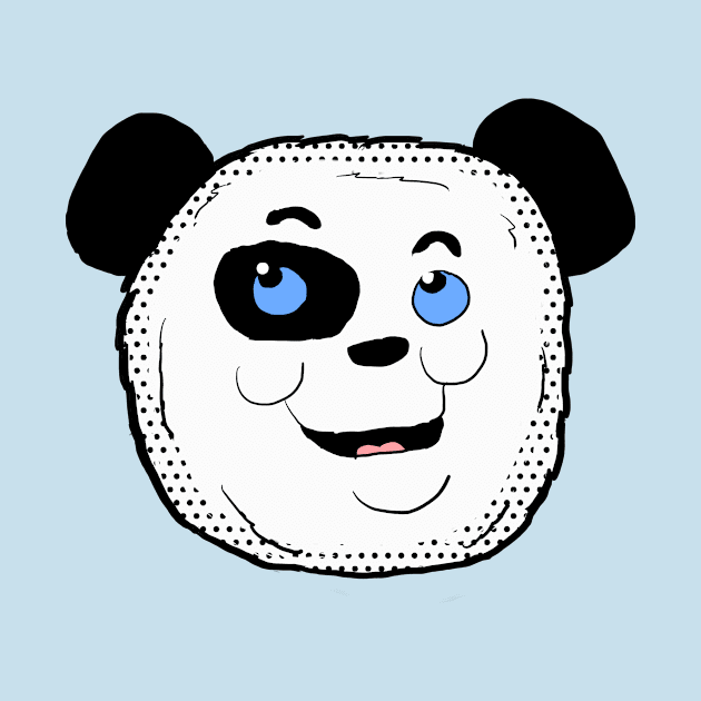 Cartoon Panda Head by Eric03091978