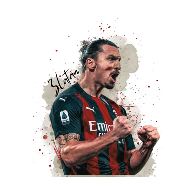 Zlatan Ibrahimovic celebration by Lottz_Design 