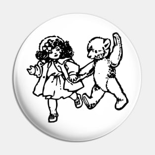 Tedy And doll Pin