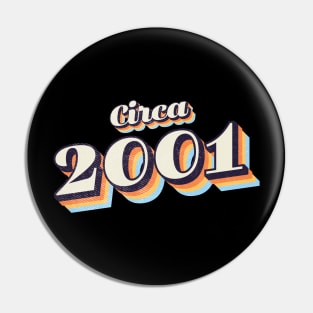 2001 Birthday Pin