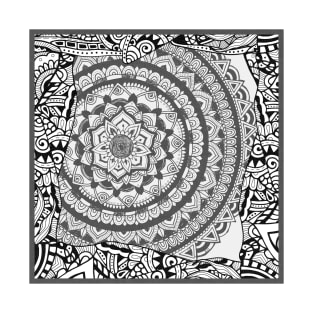 Zentangle mandala print T-Shirt