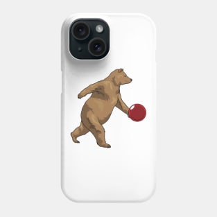 Bear Bowling Bowling ball Phone Case