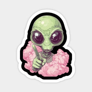 Cosmic Command: The Pointing Alien Magnet