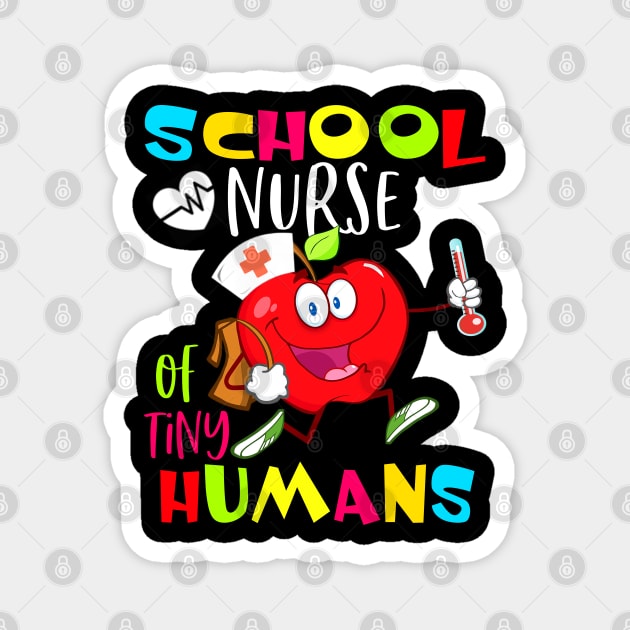 School Nurse Of Tiny Humans Back To School Magnet by neonatalnurse