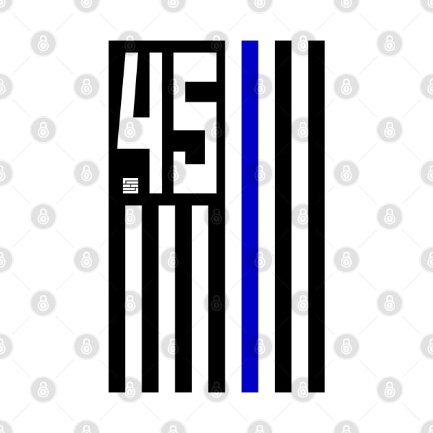 45 Supports The BLUE Flag (Vert) by SEspider