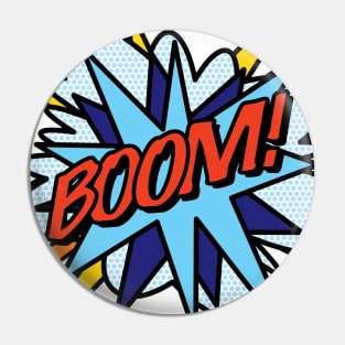 Comic Book Pop Art BOOM Pin