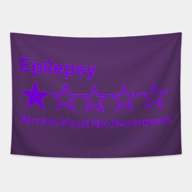 5 Star Review (Epilepsy) Tapestry by CaitlynConnor