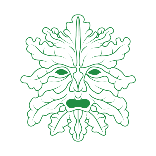 Green Man (White Background) T-Shirt