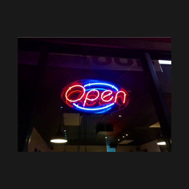 Open Neon Sign by fionatgray