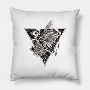 Flight Skull Pillow