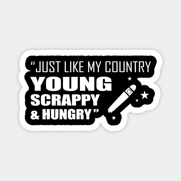 Young Scrappy & Hungry Magnet by amalya