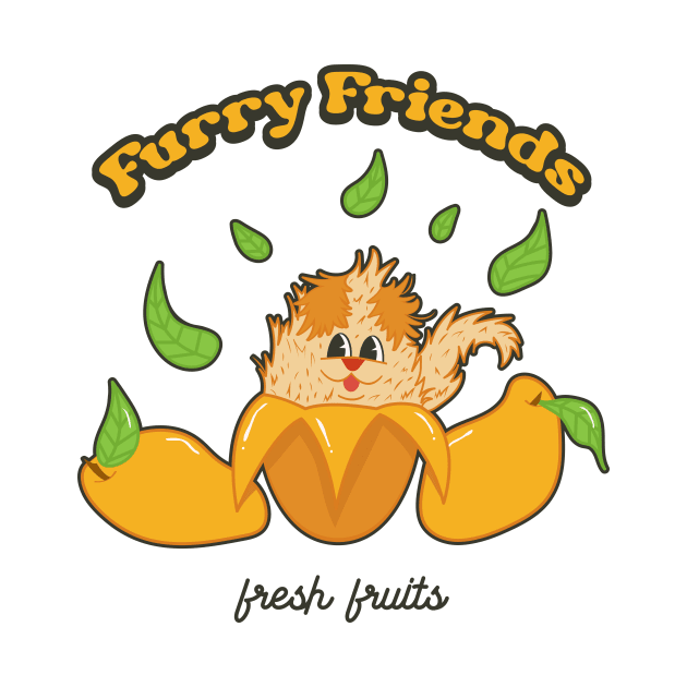 MangopPup: furry friends, fresh fruits by CuteAndCoolStudio