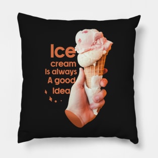 National Ice Cream Day Pillow