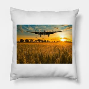 back to blighty Pillow