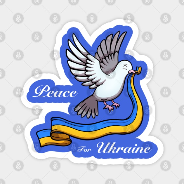 Peace For Ukraine Magnet by TheMaskedTooner