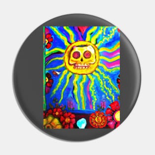 DAY OF THE DEAD SUGARSKULL SUNNY2 Pin