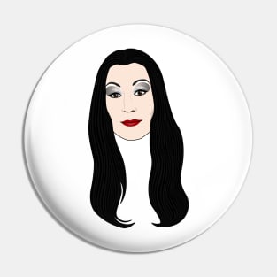 Morticia Addams Pin