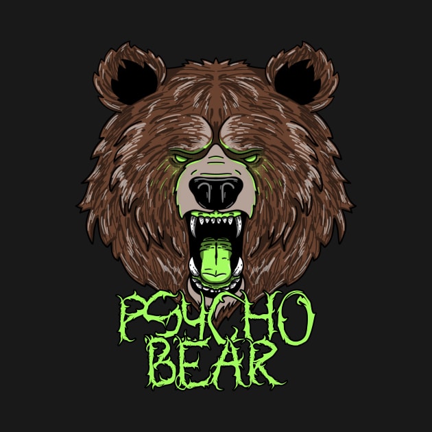 PSYCHO BEAR by WOAT