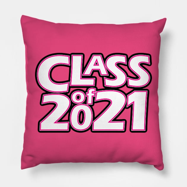 Grad Class of 2021 Pillow by gkillerb