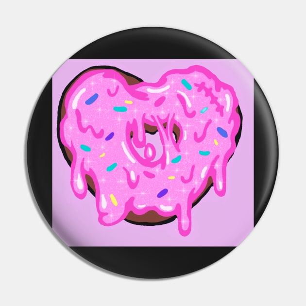 Glitter donut no. 1 Pin by asanaworld