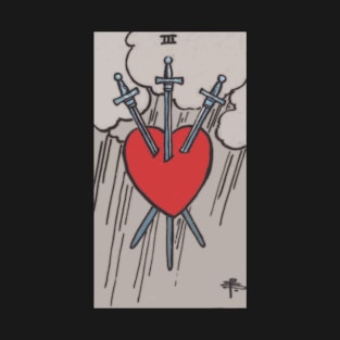 Tarot Card = Three of Swords T-Shirt