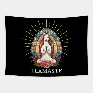 Llamaste. Funny Yoga Saying Phrase Workout Motivation Tapestry