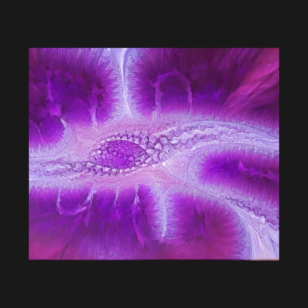 Purple Fractal Series Design 4 by BubbleMench