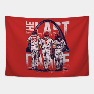 Adam Wainwright, Albert Pujols & Yadier Molina St.Louis Last Dance Tapestry