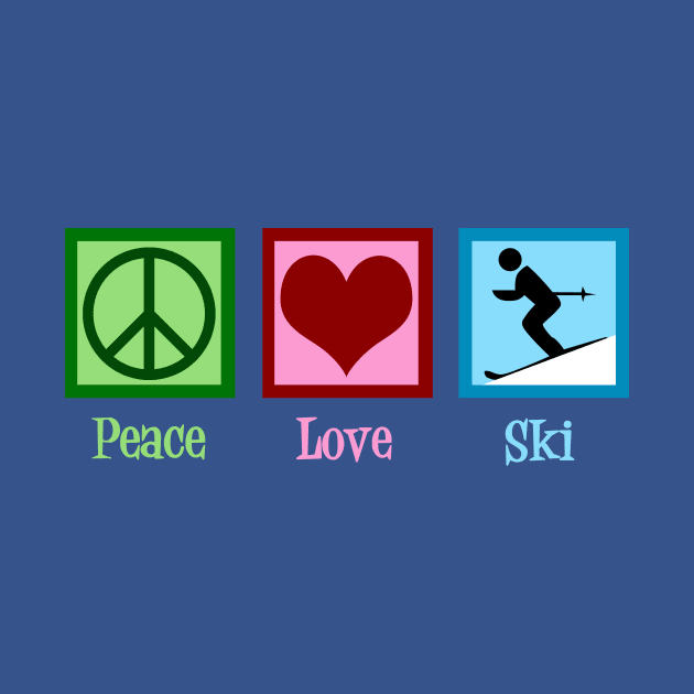 Peace Love Ski by epiclovedesigns