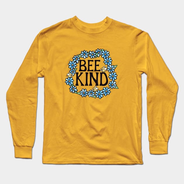 Bee Kind Hooded Long Sleeve Graphic Tee – Macandmegcustoms