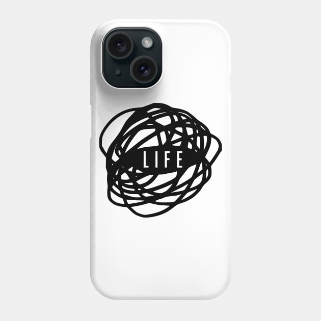 Life Is a Mess Phone Case by prettyinpunk