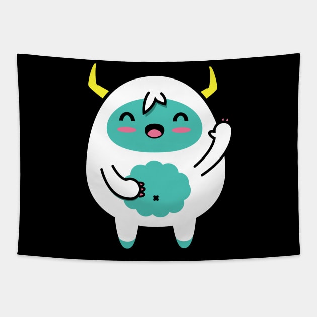 Chibi Kawaii Yeti - Cute Monsters - Magnet