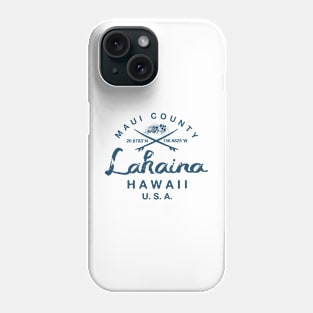 Lahaina Maui Hawaii Surfing Vintage Phone Case