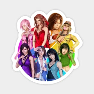 Final Fantasy Girls Magnet