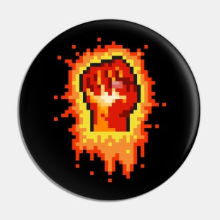 Exploding Fist Pin