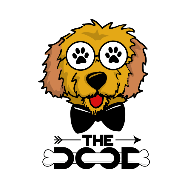 'Goldendoodle The Dood' Wonderful Pet Dog Gift by ourwackyhome