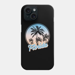 Florida Is Calling And I Must Go Retro Palm Trees Florida Phone Case