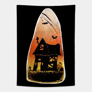 Candy Corn Sunset Tapestry