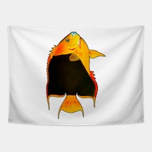 Yellow Fish Tapestry