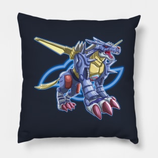 fanart metalgarurumon Pillow