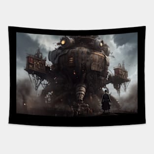 Dangerous Crab like Steampunk machine abstract Tapestry