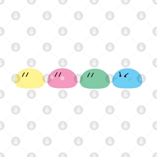 Dango Pastel Kawaii Cute Anime by CandyMoonDesign