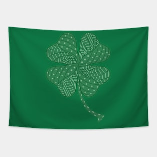 Irish Shamrock Pastel Design Tapestry