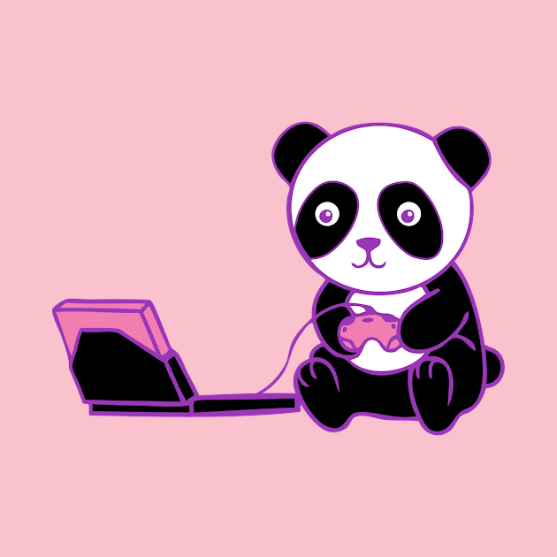 Gamer Panda by Just Gaby Gaming