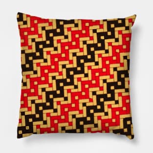 Black and red Pillow