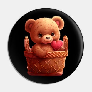 Cute teddy valentines day Pin