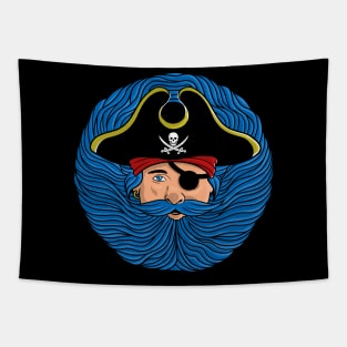 captain blue Tapestry