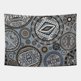 Virus, planets, space, amulet. Tapestry