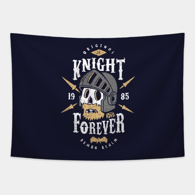 Knight Forever Tapestry by Olipop